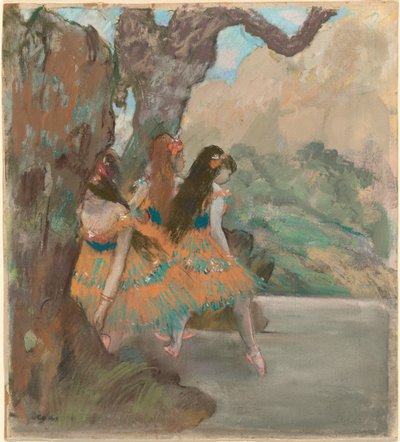 Balletdansere, ca. 1877. af Edgar Degas