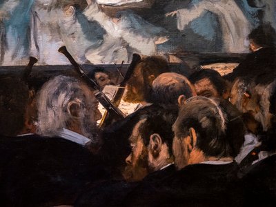 Ballet af Robert Djævelen (detaljer). 1876. Olie på lærred. af Edgar Degas