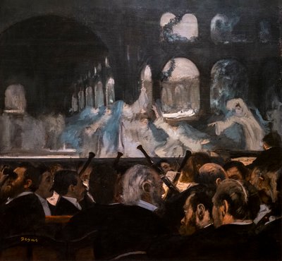 Ballet af Robert Djævelen. 1876. Olie på lærred. af Edgar Degas