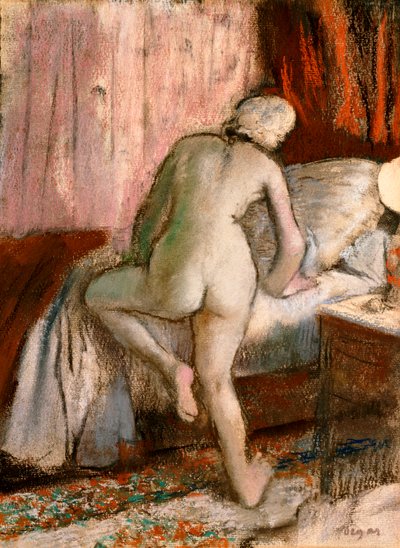 Sengetid, ca. 1883 af Edgar Degas