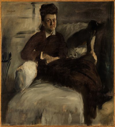 Portræt af Madame Jeantaud af Edgar Degas