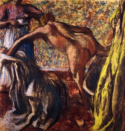 Morgenmad efter badet; Morgenmaden efter badet, c.1895-98 af Edgar Degas