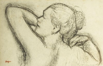 Buste af kvinde; Kvindebuste, af Edgar Degas