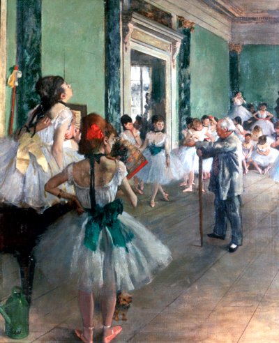 Danseklasse, 1874 af Edgar Degas
