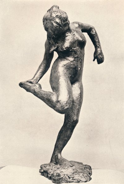 Danser ser på hendes højre fodsål, c1900 af Edgar Degas