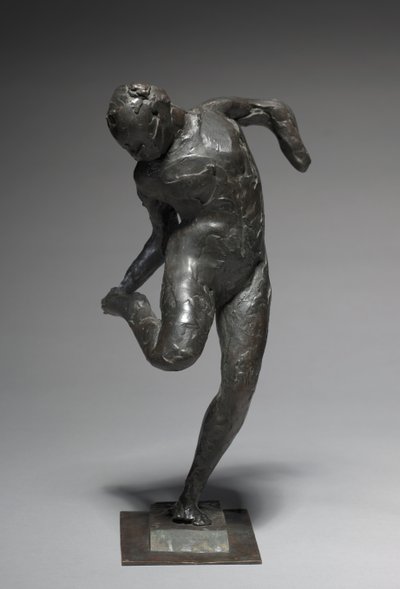 Danser ser på sin højre fodsål, 1896-1897 af Edgar Degas