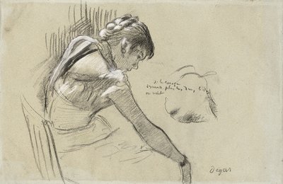 Danser i hvile; Hvilende danser, 1879 af Edgar Degas