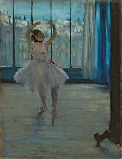 Danser poserer for en fotograf (Danser foran vinduet) af Edgar Degas