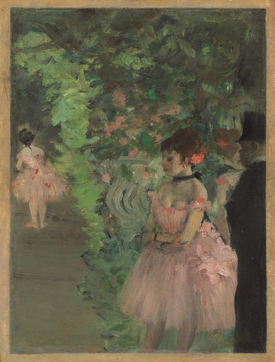 Dansere Backstage, 18761883. af Edgar Degas