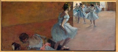Dansere klatrer op ad trappen Maleri af Edgar Degas (1834-1917) af Edgar Degas