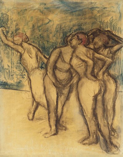 Dansende piger; Danserne, af Edgar Degas