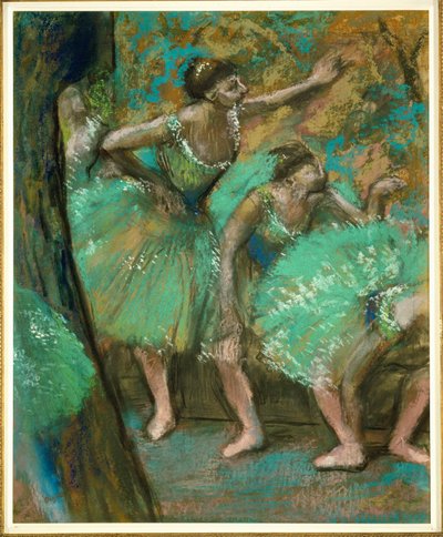 Dancers (pastel på papir) af Edgar Degas