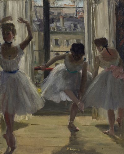 Dansere i en træningssal Tre dansere, 1873. af Edgar Degas