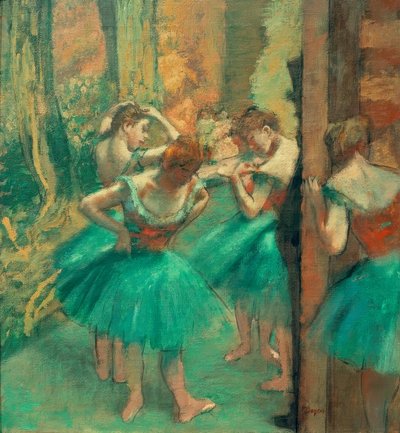 Dansere i pink af Edgar Degas