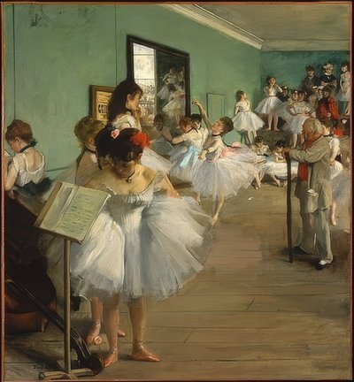 Danselektionen. 1874 af Edgar Degas