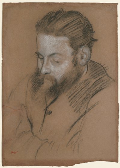 Diego Martelli, 1879. af Edgar Degas