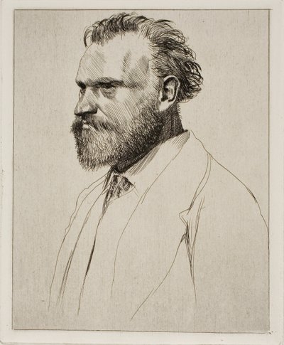 Edouard Manet, portræt i brystlængde af Edgar Degas
