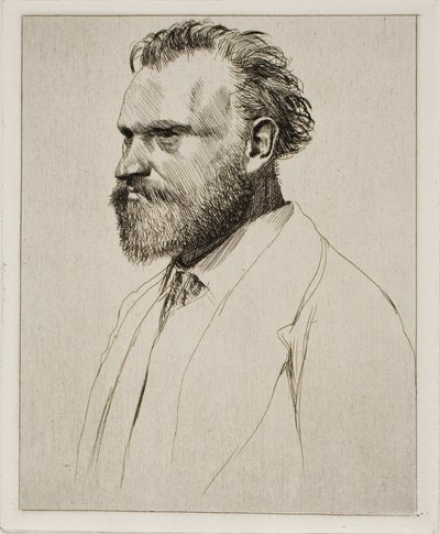 Edouard Manet, portræt i brysthøjde af Edgar Degas