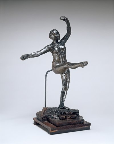 Fjerde position foran, på venstre ben, ca. 18851890. af Edgar Degas