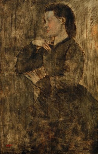 Kvinde portræt af Edgar Degas