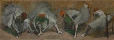 Dansernes frise, ca. 1895. af Edgar Degas