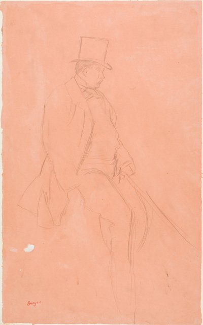 Gentleman Rider af Edgar Degas