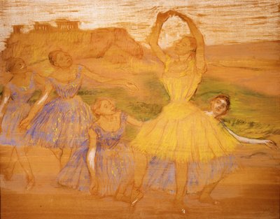 Group of Dancers, c.1895-1897dani af Edgar Degas