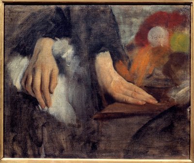 Håndstudie til Bellelli-familien Maleri af Edgar Degas (1834-1917) 1859 Søn. 0,38x0,46 m Paris, musee d
