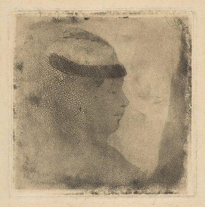 Leder af en kvinde i profil, 1879-80. af Edgar Degas
