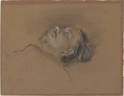Leder af Fallen Jockey-studiet for Scene from the Steeplechase: The Fallen Jockey, ca. 1866. af Edgar Degas