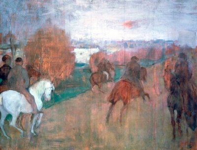 Ryttere, 1864-1868 af Edgar Degas