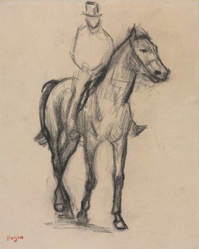 Hest og Rytter af Edgar Degas