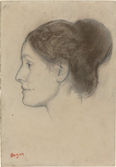Hortense Valpinçon, 1883. af Edgar Degas
