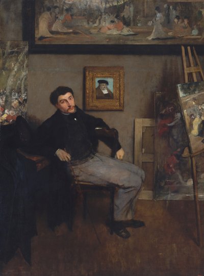 James-Jacques-Joseph Tissot 1836-1902, ca. 1867-68. af Edgar Degas