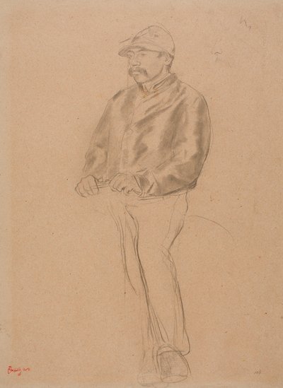 Jockey af Edgar Degas