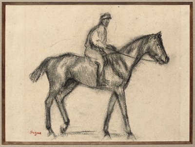 Jockey, af Edgar Degas