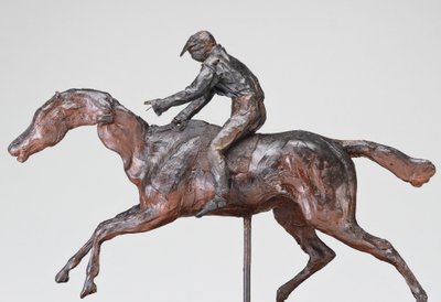 Jockey med kasket, muligvis 1890