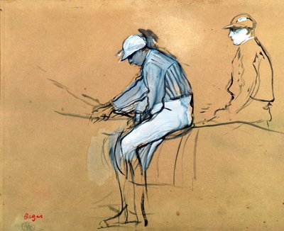 Jockeyer af Edgar Degas