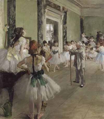 Danseundervisningen af Edgar Degas