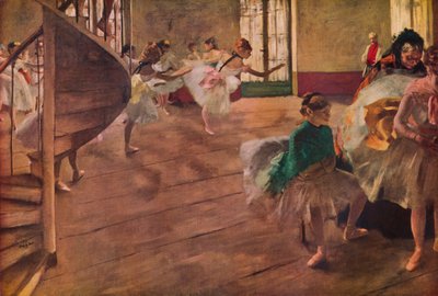 Øvelsen, 1877 af Edgar Degas