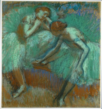 De store grønne dansere af Edgar Degas