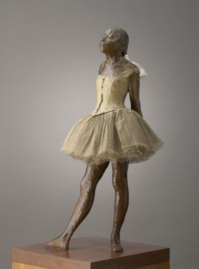 Lille danserinde på fjorten år, modelleret 1879-81, rollebesætning 1919-21 af Edgar Degas