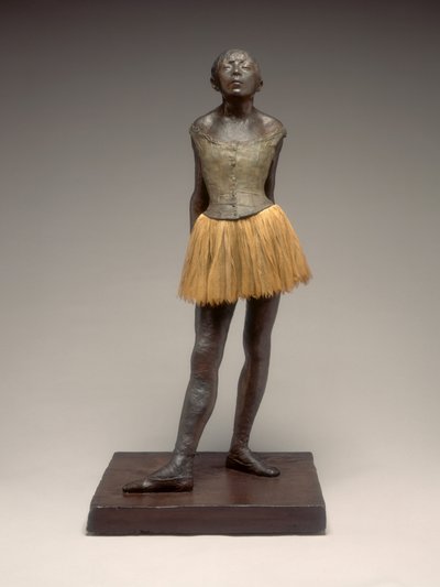 Lille danser 14 år, gipsafstøbning muligvis 19201921, efter original voks modelleret 1878-1881. af Edgar Degas