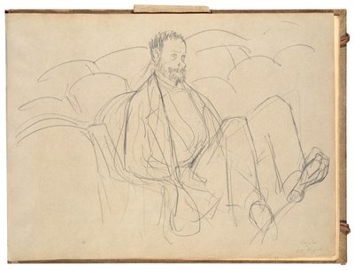 Ludovic Lepic på teatret af Edgar Degas