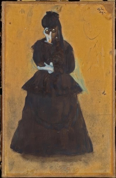 Lyda (kvinde med teleskop) af Edgar Degas