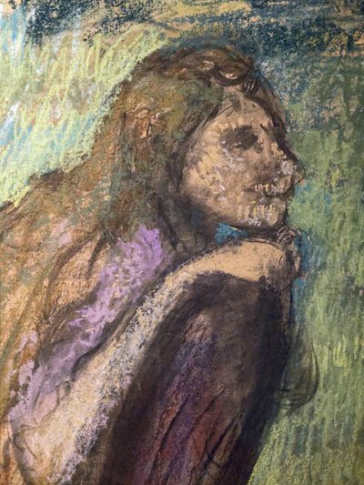 Madame Alexis Rouart og hendes børn (detalje) (ca. 1905). Edgar Degas (1834-1917). Pastel og kul på kalkerpapir klæbet op på karton. Musee des Beaux-Arts de la Ville de Paris, Petite Palais. af Edgar Degas