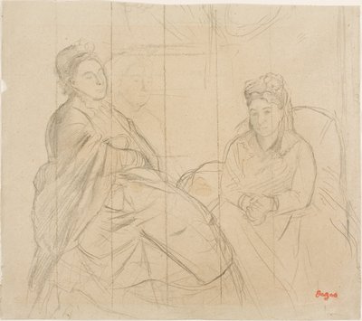 Madame Lisle og Madame Loubens af Edgar Degas