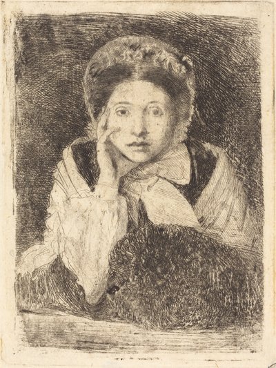 Marguerite De Gas, kunstnerens søster af Edgar Degas