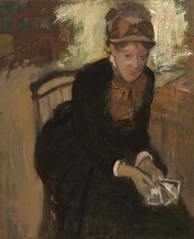 Mary Cassatt, ca. 1880-1884. af Edgar Degas