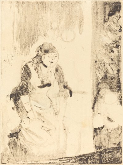 Frøken Bécat, ca. 18771878. af Edgar Degas
